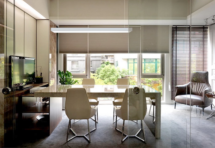 indoor linear office led pendant light