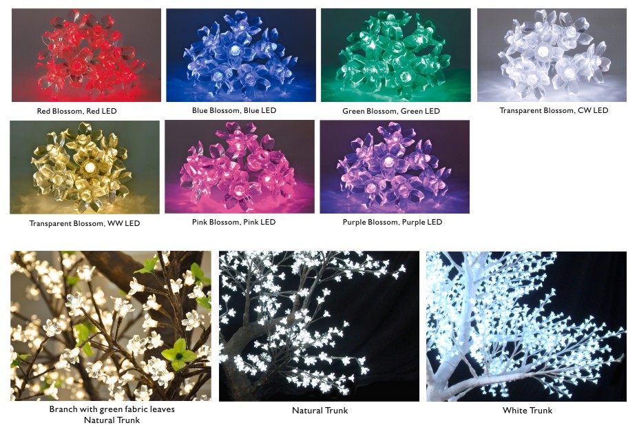 LED Artificial Cherry Blossom Tree