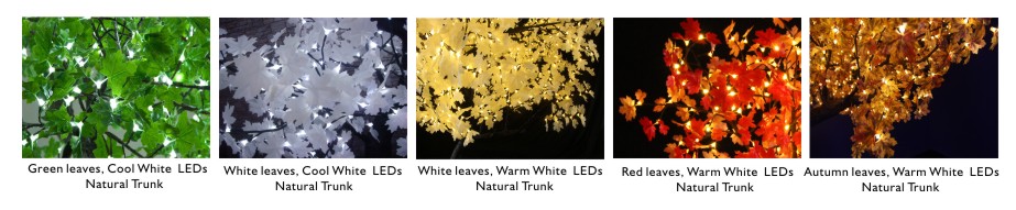 LED Artificial Maple Tree