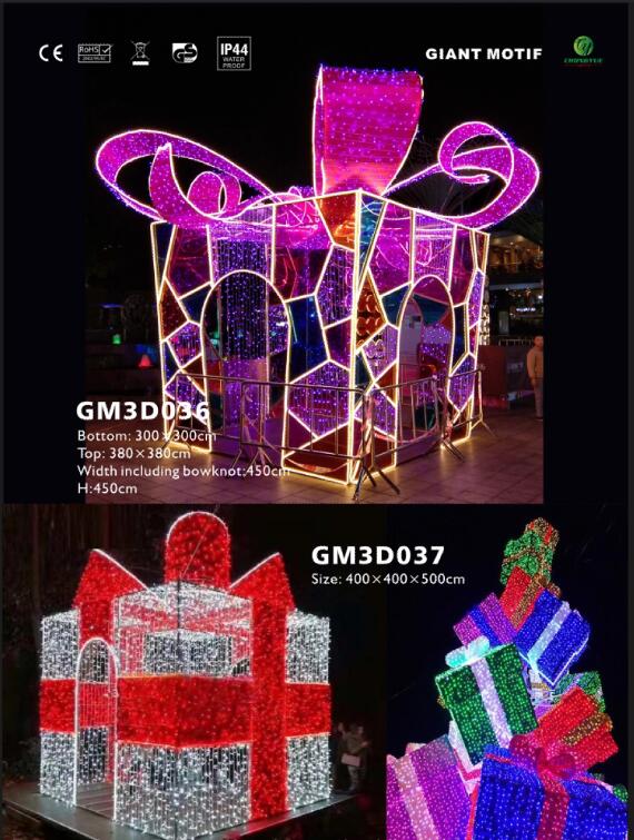 Giant LED 3D Motif