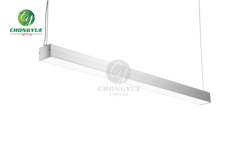 Aluminum Office Industrial Led Linear Pendant Light