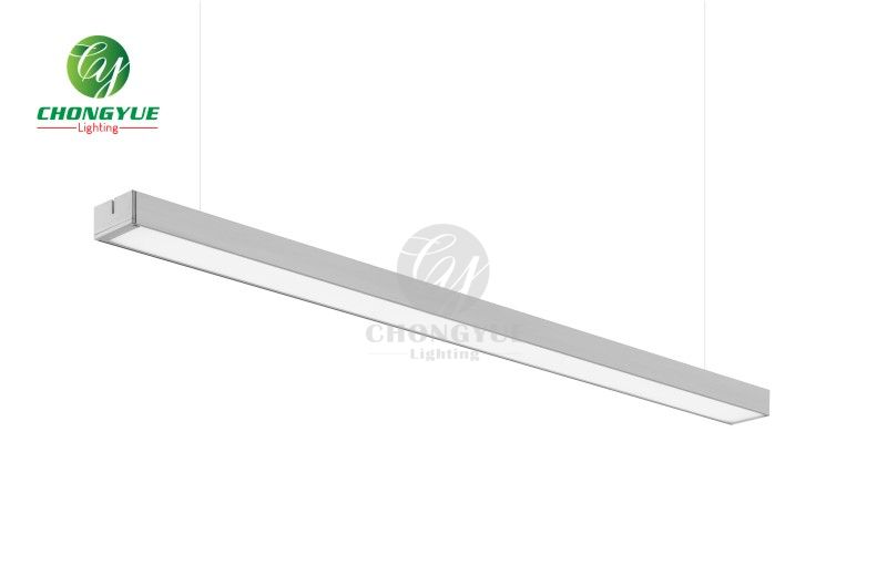 aluminum profile pendant office led panel linear lighting