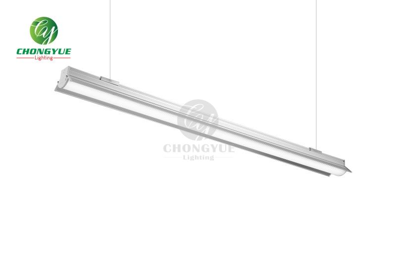 stylish oxidation silver pendant office led linear light