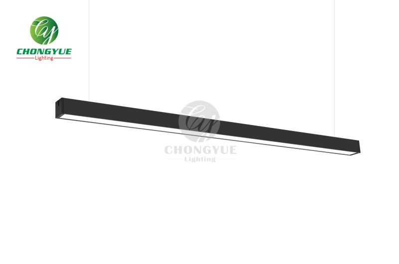 industrial led linear pendant light fixture