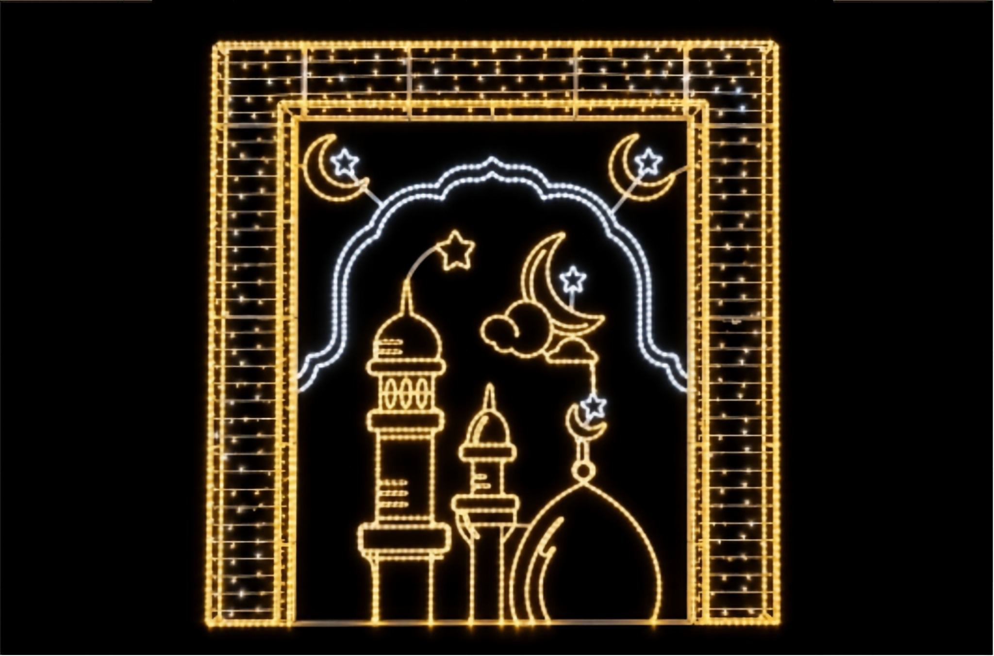 LED Ramadan Mosque Archway Light for Commercial Festive Decoration